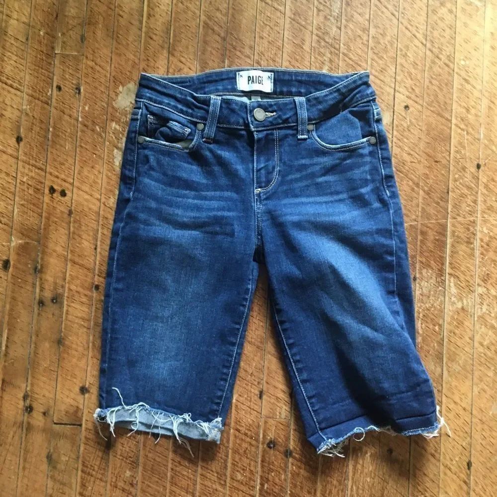 Paige Jax knee Bermuda denim size 25 shorts